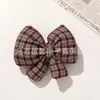 Tela de Colegio Estilo Japonés Cuadros Relleno de Algodón Lazo DIY Accesorio para el Cabello Pasador Accesorios de Uniforme Jk Materiales Accesorios