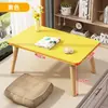 Mesa de centro para ventanal, apartamento pequeño, mesa tatami, escritorio pequeño, alfombra, uso doméstico, apartamento de alquiler, balcón, mesa de comedor junto a la cama