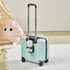 Maleta Ligera Personalizada Pequeña de 18 pulgadas Estuche de Viaje con Ruedas Estuche de Contraseña para Avión Pequeño Estuche Mini