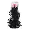 Acessórios para cabelo infantil rabo de cavalo cacheado laço meninas cabelo curto cacheado rabo de cavalo peruca laço infantil rabo de cavalo