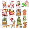 Pegatina de Diamante de Navidad DIY Hecha a Mano Pegatina de Pared Aleatoria Pegatina 5D Infantil Pintura de Puntos Venta al por Mayor