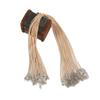 Nuevos accesorios de bricolaje colgantes con hebilla de langosta, collar de cuerda de cera simple, cuerda de cuero negro, collar, cuerda colgante, cuerda al por mayor