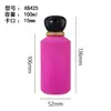 Procesamiento Personalizado de Botellas de Perfume con Terciopelo, Botella Pequeña de Vidrio de 100ml para Sub-embotellado de Perfume, Botella Vacía, Fabricante de Botellas con Atomizador, Tapa
