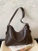 Bolsa tote retrô de alta qualidade para mulheres, grande capacidade, novo modelo 2026, bolsa de ombro simples e versátil para compras e deslocamento