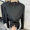 Sudadera versátil de cremallera y manga larga para mujer, cárdigan grueso de forro polar de doble cara, juvenil y elegante, chaqueta superior cálida