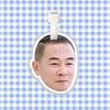 Etiqueta de bagagem de Chen Xiaochun pingente de bolsa de bagagem corrente para pendurar suporte de etiqueta pendurada periférico mesmo estilo do TikTok