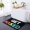 Temu Felpudo Creativo Letra Cachemira Sintética para Piso Baño Antideslizante Felpudo de Entrada Pasillo Felpudo para Piso