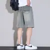 Shorts de Mezclilla Finos, Holgados y Elásticos para Hombre
