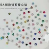 Pedras Strass para Unhas Estrela de Cinco Pontas Zircônia Cúbica 3mm Estrela Fundo Plano Strass Irregulares Unhas Postiças Coloridas Acessórios de Strass para Unhas