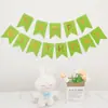 Bandera de feliz cumpleaños decoración de fiesta diseño de escena niño y niña de un año accesorios para fotos infantiles bandera colorida