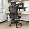 Silla de Oficina de Malla Transpirable, Silla Ergonómica para Escritorio de Computadora para Oficina en Casa Personal Estudiante Sentado Todo el Día