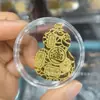 Adesivo de Telefone de Ouro Puro 999 para Riqueza Instantânea, com Adesivo Traseiro, Adesivo de Ouro 2mg, Presente Promocional para Lojas de Ouro em Transmissão ao Vivo