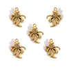Joyería de Aleación Serie Animales Marinos Pulpo Colgante de Pulpo Pulsera DIY Collar Colgante Decorativo D7172