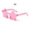 Gafas de plástico personalizadas de estrella de cinco puntas hip hop para fiesta divertidas para fiesta Venta al por mayor gafas de sol para hombres y mujeres