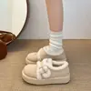 Zapatos Birkenstock Gruesos para Mujer que Aumentan la Altura, Nuevo Modelo Invierno 2026, Forrados de Felpa, Cálidos, Casuales, Botas de Nieve Birkenstock Retro con Piel