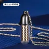 Collar Cápsula Multifuncional Compacto Exquisito de Aspecto Elevado Encendedor de Queroseno Portátil para Exteriores