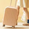 Maleta Multifuncional para Mujer, Maleta de Carrito Estilo Fresco para Hombre, Maleta con Candado de Contraseña para Estudiantes, Maleta de Viaje Duradera de Cuero