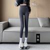 Pantalones Tiburón Ropa Exterior para Mujer Yoga Cintura Alta Cadera Ajustada Fondo Grueso Pantalones Barbie Otoño e Invierno Pantalones de Algodón Cálidos Forrados de Felpa
