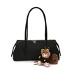 Otoño 2026 Vintage Simple Elegante Bolso de Mano Boston Bowling Bolso de Moda de Alto Valor para Viajes Cotidianos Bolso de Hombro para Mujer