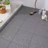 Fabricantes podem cortar tapete antiderrapante de banheiro tapete de piso com costura de cama inteira para banheiro tapete de piso à prova d'água espessado anti-queda para banheiro