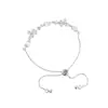 Pulseira Flor de Opala Feminina Alto Padrão Pequena Celebridade da Internet Pulseira Ajustável Exquisita Leve Luxo Elegante Pulseira Estilo Mori