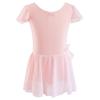 Roupas de Dança Infantil, Tutu de Verão para Meninas, Saia de Dança Peça Única de Manga Longa, Roupas de Prática de Dança Chinesa para Meninas