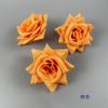 Rosa artificial angular al por mayor diámetro 8cm cabeza de flor de rosa pared de flores arreglo floral accesorios para flor de muñeca hilera de flores flor artificial