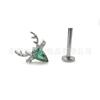 F136 titânio Natal chifre lábio unha zircão lábio unha cross-border G23 liga de titânio corpo piercing jóias em estoque