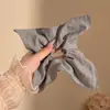 Pañuelo Cuadrado a Cuadros Estilo Coreano para el Cabello, Goma Elástica Estilo Perezoso, Cuerda para Moño de Gama Alta, Goma para el Cabello Dulce