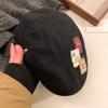 Boina Vial para mujer, primavera y otoño, estilo coreano, sombrero pequeño que muestra el rostro, combina con todo, estilo japonés, retro, sombrero de vendedor de periódicos con cabeza grande.