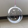 Suministro de Fábrica de Acrílico Plástico Transparente Hueco Bola Forma de Corazón Decoración Navideña Suministros Campana Colgante