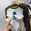 Camiseta térmica de forro polar con cuello redondo para niño, Otoño Invierno 2026, Nueva, Bloque de color para niño, Manga larga, Cálida, Informal, Ropa interior