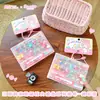 En stock genuino Sanrio familia Mi Melodía Kuromi alivio del estrés 26 teclas teclado grande juguete llavero colgante