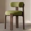 Silla Hiroshima minimalista nórdica, silla de comedor de madera maciza para el hogar con respaldo, moderna para comedor, estudio, oficina, escritorio de ocio