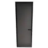 Puerta corredera de vidrio Changhong ultraestrecha minimalista para baño Puerta de baño para inodoro Aleación de titanio y magnesio Puerta interior minimalista para cocina