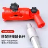 Braçadeira Universal Haste Telescópica Conector de Extensão Haste para Pincel Rolo Conector de Haste para Tinta Ferramenta de Braçadeira Especial
