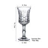 Estilo europeu em relevo copo de vinho vintage taça de vinho vintage ordem a granel vinho tinto vidro soda lime copo de champanhe copo atacado personalizado