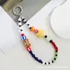 Lanyard para Teléfono de Cuentas de Dopamina Original Súper Lindo y Fresco Estilo Corto Cadena de Accesorios Correa de Muñeca Bolso de Nicho