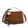 Bolso retro de moda, nueva colección de otoño 2026 para mujer, bolso de hombro de nicho para el día a día, elegante bolso cruzado