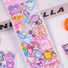 En stock Pegatina de Tarjeta Láser Goo Calcomanía de Dibujos Animados para Niños Calcomanía de Bono Creativa para Manualidades Goo Chuck Bolsa de Materiales para Diario Calcomanía