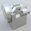 Máquina Cortadora de Verduras de Doble Cabezal 830, Máquina Comercial Multifuncional Totalmente Automática para Cortar en Cubos, Rodajas, Tiras y Segmentos en Cafeterías, Restaurantes y Cocinas