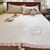 Alfombrilla Refrigerante de Seda Helada de Verano, Grado Materno e Infantil Clase A, Modelo Nuevo 2026, Alfombrilla Suave para el Hogar, Lavable a Máquina, Galleta Linda, Frijol de Hielo