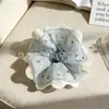Venta Directa de Fábrica Estilo Ins Scrunchie con Estampado de Encaje Diadema para Moño de Organza Diadema Diadema Diadema