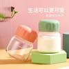 Vaso Agitador Mini Portátil Moderno de Borosilicato Alto Vaso de Agua con Escala Vaso para Leche para Estudiantes Vaso Gordo Lindo