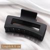 Grampo de metal direto da fábrica, grampo de cabelo grande de tubarão vermelho, grampo de cabelo de liga metálica, grampo de cabelo de pérola de liga coreana