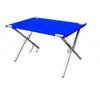 Puesto de Vendedor Ambulante en Mercado Nocturno Estante Mesa Plegable para Exteriores Mesa Portátil de Viaje para Picnic Tela de Lona Mesa Sencilla de Tela Oxford
