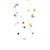 Nuevo Collar de Cuentas de Cristal de Dopamina, Sencillo, Moderno, Dulce, Cadena de Clavícula de Nicho, Lujo Ligero, Cadena de Suéter de Gama Alta