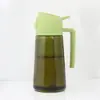 Botella Atomizadora de Aceite para Cocina, Botella Atomizadora de Aceite de Vidrio de Doble Propósito, Botella de Aceite Integrada de Presión para el Hogar de Gran Capacidad