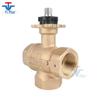 Japão Yamamoto azbil dn25 ar condicionado Bronze roscado válvula de controle proporcional de três vias válvula de esfera vy5303a0023