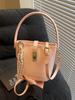 Bolsa Balde Retrô de Alta Qualidade para Comércio Exterior para Mulheres 2025 Nova Bolsa de Mão Retrô Bolsa Transversal Casual Simples de Nicho